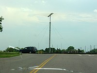 bottom-mounted rotators on Denver Federal complex FEMA-looking log periodic antennae