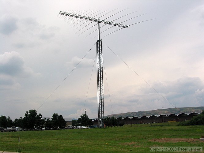 bottom-mounted rotators on Denver Federal complex FEMA-looking log periodic antennae