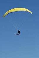 looks close, but I was a bit higher than the pilot and am using a telephoto lens; he maintained visual separation the whole time and the lateral separation is pretty large