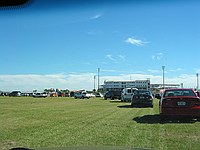 crowds arriving at Space Coast stadium