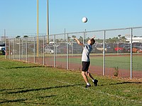 Rob serving