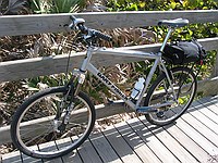my bicycle at the beach