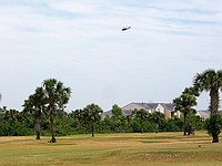 Huey over Wickham park