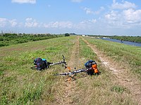 bikes on the Lake O trail