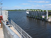 fishing at the lock