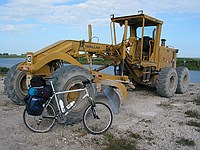 misc construction equipment found along the trail
