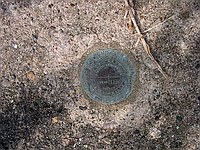 Corps of Engineers survey marker