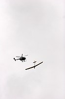 the Poway flying field is on some sort of approach path which is constantly buzzed by helicopters and light planes.