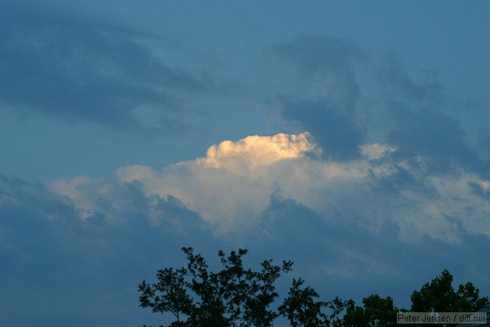 storm clouds off to the east