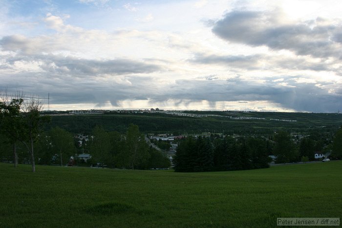 rain off in the distance