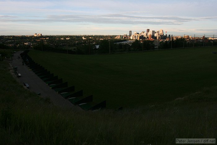 driving range and downtown Calgary