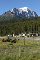 playground inside Lake Louise campground