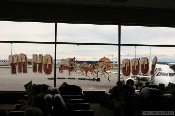 Ya-Hooo! (artwork in Calgary airport YYC)