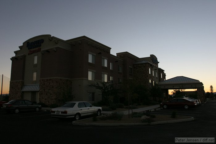 the hotel