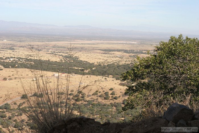 view out over the west range