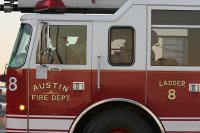 Austin Fire Department responding to a call