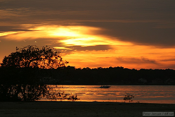 lake Conroe sunset