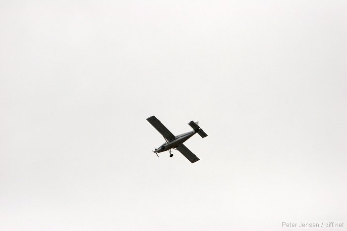 misc airplane that was circling campus for a long time