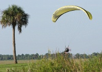 some powered parachute folks out for a morning spin (weather was perfect for that sort of thing)