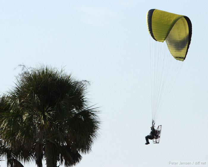 some powered parachute folks out for a morning spin (weather was perfect for that sort of thing)