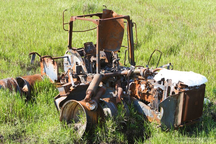 old tractor