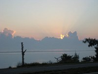 sunrise over US1 near Valkyria road