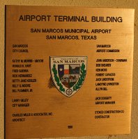 San Marcos airport terminal building