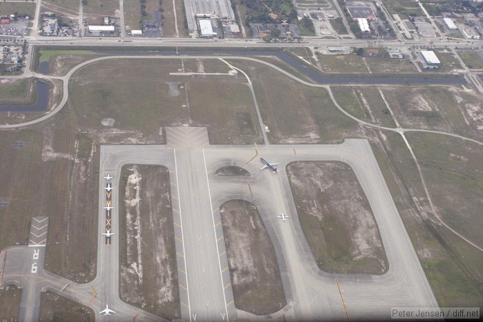 7 in line for departure at PBI