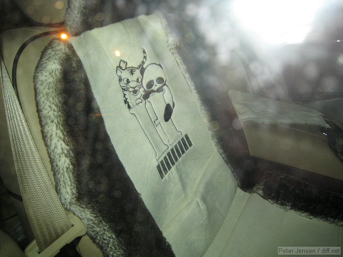 scary seat cover