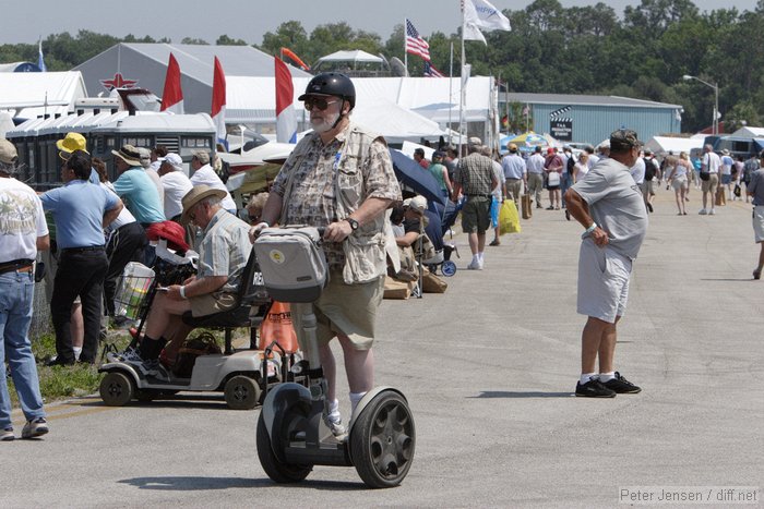 it's hard not to look silly on a segway, even if they are fun