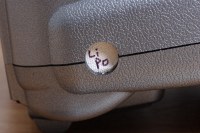 jack is internally flipped over and a piece of tape was stuck on it.  I wrote LiPo on the tape with a sharpie just in case.