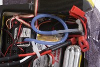 what a mess! Eagle Tree, ESC, flight battery, camera battery
