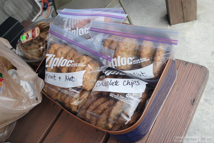 Hannah's awesome and much-appreciated cookies
