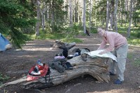 mapping in the campsite