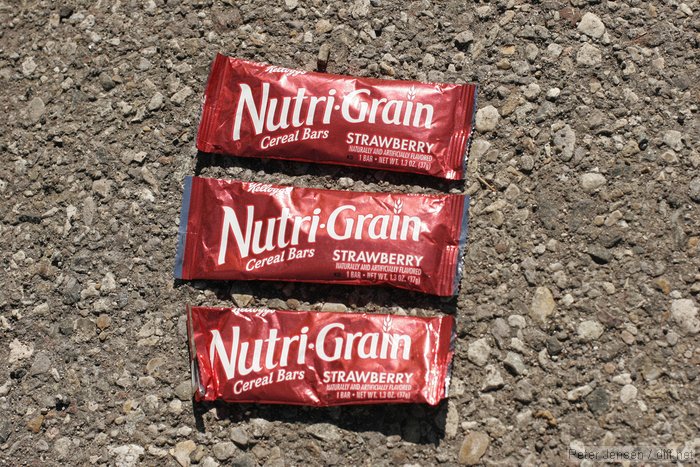 leftover nutri-grain bars