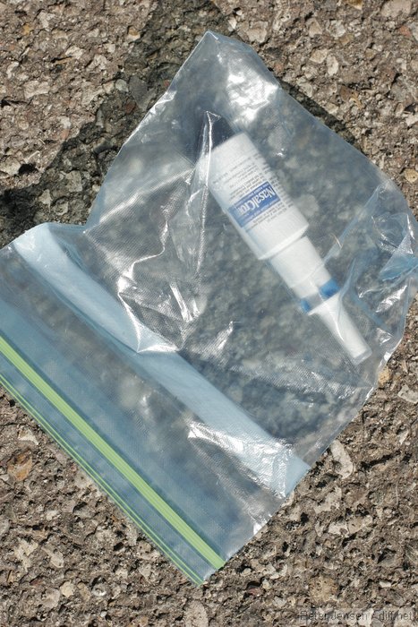 naselcrom - the pain and sneezing of snorting this stuff makes you forget you have allergies, I think