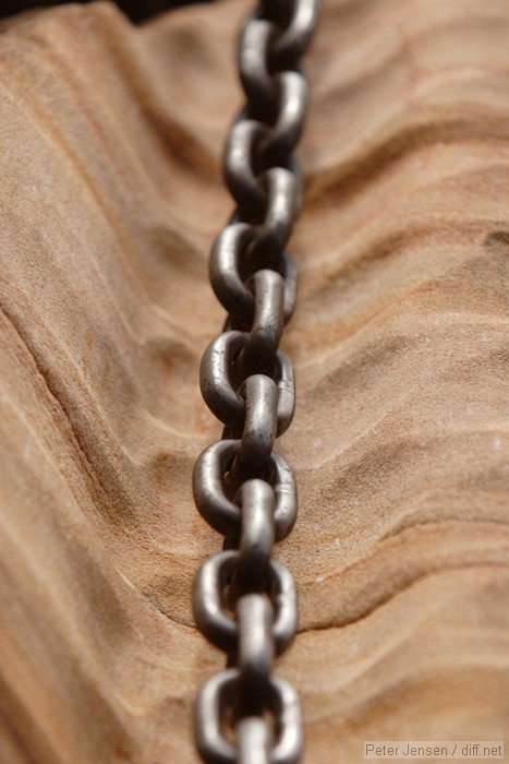 chain wear marks