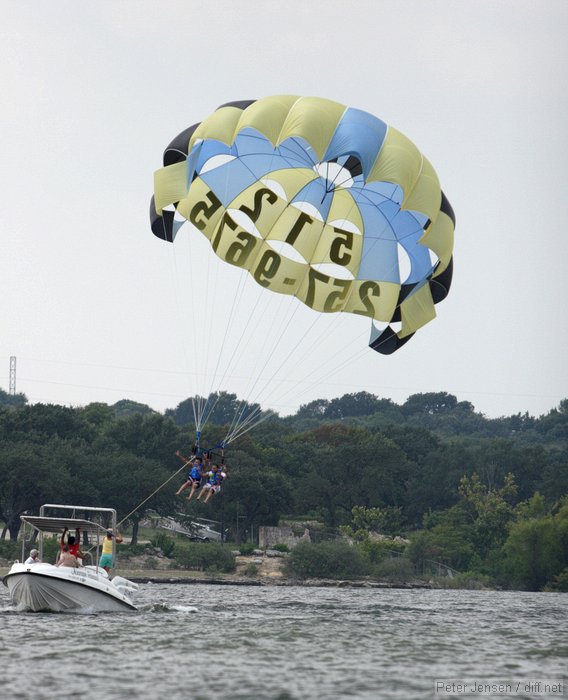 parasailing