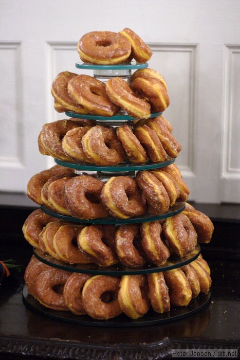 tower of donuts