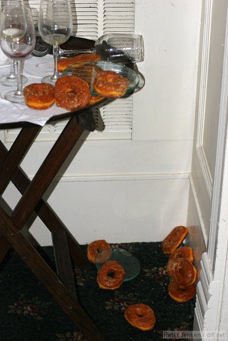 the donut accident - but there were plenty remaining