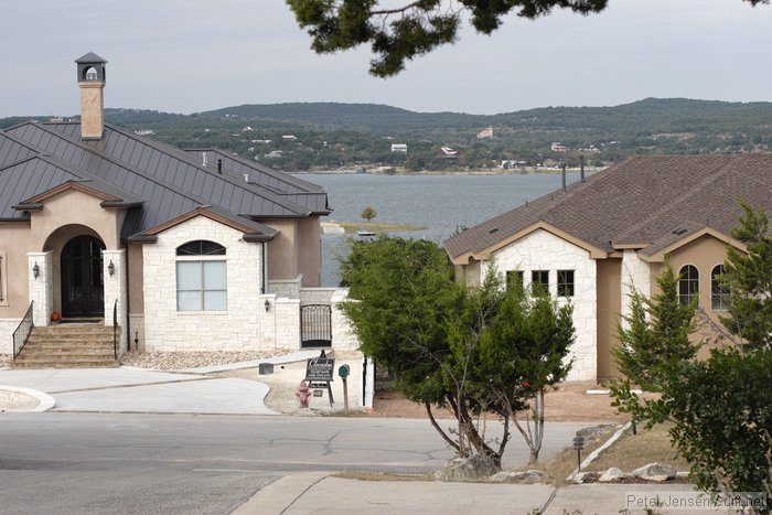 newly finished houses across the street