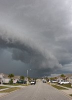 fast moving thunderstorm going east