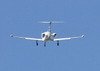 locally-owned Eclipse EA500 N773VW heading backhome
