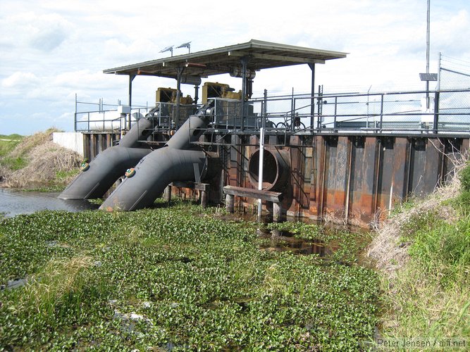 massive belt-driven propane powered pumps