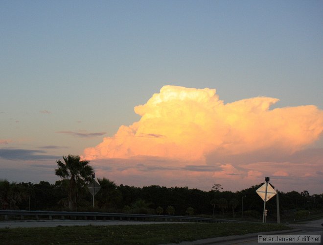 nice clouds on the way back from the airport