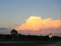 nice clouds on the way back from the airport