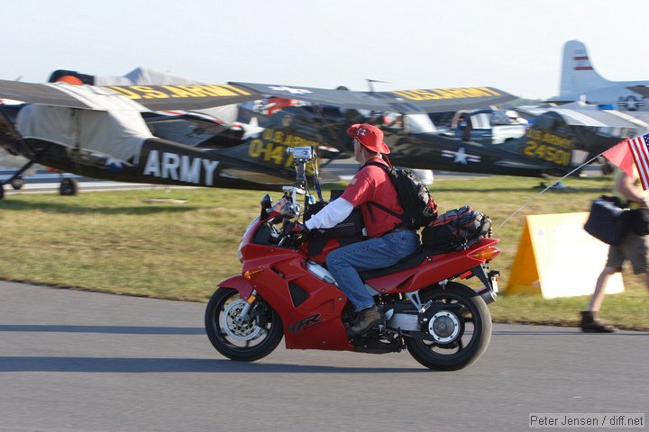 video camera on the bike