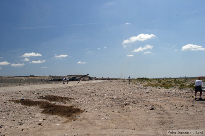 looking west with a big dust devil in the background