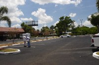 parking lot helicopter fun after lunch