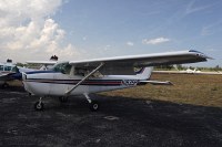 N183SP after pre-flight on the ramp at PMP